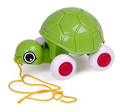 Viking Toys Pull Along Turtle Toy Green 81330 - Click Image to Close