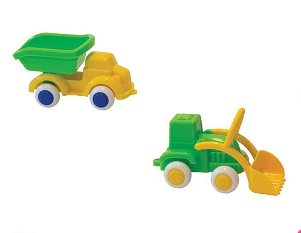 Viking Toys Sweden 5" Chubbies Tractor and Excavator AW1064-2PC VIKING-AW1064-2PC